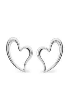 TANE México 1942 Heart Water Drop sterling-silver earrings - Argent