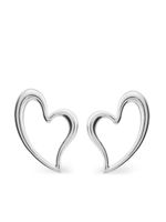 TANE México 1942 Heart Water Drop sterling-silver earrings - Argent