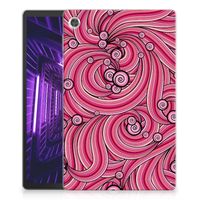 Lenovo Tab M10 Plus Tablethoes Swirl Pink - thumbnail