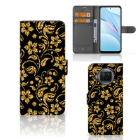 Xiaomi Mi 10T Lite Hoesje Gouden Bloemen - thumbnail