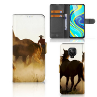 Xiaomi Redmi Note 9 Pro | Note 9S Telefoonhoesje met Pasjes Design Cowboy - thumbnail