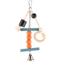 Vogelspeelgoed Kooihanger Sina Bal 11 x 11 x 28 cm Flamingo Mix