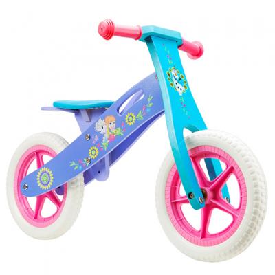 Disney loopfiets Frozen 12 Inch Meisjes Roze/Blauw Disney loopfiets Frozen 12 Inch Meisjes Roze/Blauw