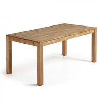 Kave Home uitschuifbare eettafel Isbel eiken naturel, 140-220 x 90cm - Hout