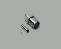 BKL Electronic 0419404 0419404 TNC-Reverse-connector Bus, recht 50 Ω 1 stuk(s)