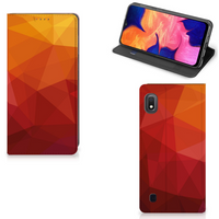 Stand Case voor Samsung Galaxy A10 Polygon Red