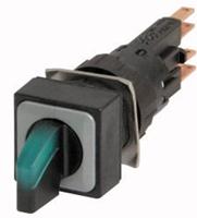 Eaton 038883 Q18LWK1-GN/WB Keuzetoets Kunststof frontring Knevel Zwart 1 stuk(s)