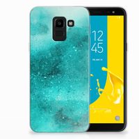 Hoesje maken Samsung Galaxy J6 2018 Painting Blue - thumbnail