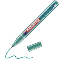 edding 780 glanslakmarker - groen-metallic - 1 verfstift - extra fijne punt 0,8 mm - verfpen voor glas, stenen, hout, plastic, papier - waterproof, hoge dekking