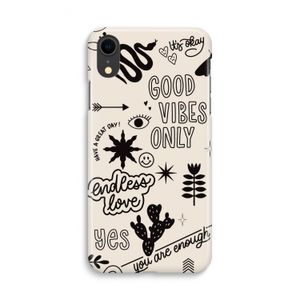 Good vibes: iPhone XR Volledig Geprint Hoesje