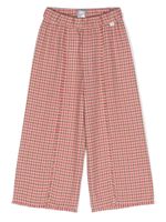 Il Gufo pantalon ample à carreaux - Rose