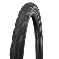 Schwalbe Vouwband Marathon Efficiency Super Race / V-Guard 27.5 x 2.15" / 55-584 zwart met reflectie