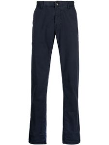 Incotex pantalon chino à coupe slim - Bleu