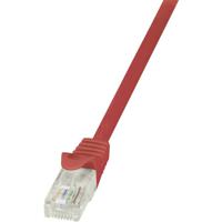 LogiLink CP2084U RJ45 Netwerkkabel, patchkabel CAT 6 U/UTP 7.50 m Rood Snagless 1 stuk(s) - thumbnail