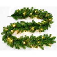 Guirlande Colorado spruce 270cm dik-dun, 96LED voor buiten
