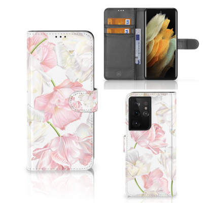 Samsung Galaxy S21 Ultra Hoesje Lovely Flowers Samsung Galaxy S21 Ultra Hoesje Lovely Flowers