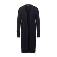 Street One fijngebreid vest donkerblauw