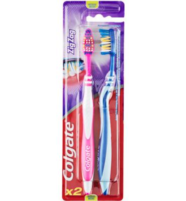 Colgate Tandenborstel Zigzag Medium (2st)