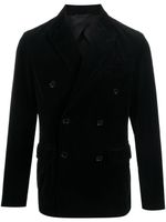 ASPESI blazer croisé à revers crantés - Noir