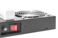 Digitus DN-19 FAN-2-WM-T-SW 19 inch 2 x Ventilator voor patchkast Zwart - thumbnail