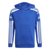 adidas Squadra 21 Hoodie Kids Blauw Wit - thumbnail