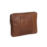 Chesterfield - Glenn lederen laptop sleeve hoes - 15 inch - Cognac