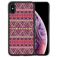 Apple iPhone Xs Max Bumper Case Aztec Paars