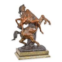 BRONZEN BEELD VAN DE ONTVOERING VAN HIPPODAMIA