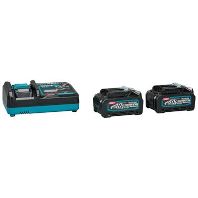 Makita Accu Starterset XGT DC40RA 2x BL4040 - 191L77-9 Makita Accu Starterset XGT DC40RA 2x BL4040 - 191L77-9