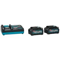 Makita Accu Starterset XGT DC40RA 2x BL4040 - 191L77-9