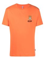 Moschino t-shirt en coton à logo imprimé - Orange