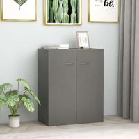 vidaXL Dressoir 60x30x75 cm spaanplaat grijs