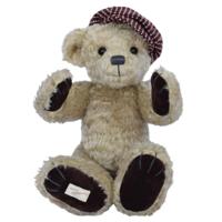 Clemens Knuffelbeer Capstick Junior 35 Cm Pluche Beige