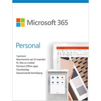Microsoft 365 Personal - 12 maanden/1 apparaat *Digitale licentie*