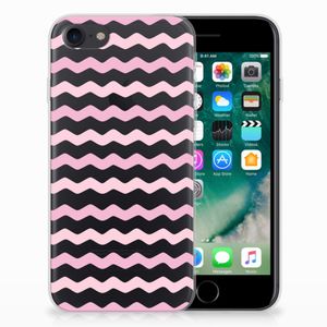 iPhone SE 2022 | SE 2020 | 8 | 7 TPU bumper Waves Roze