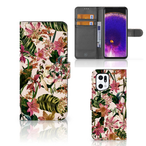 OPPO Find X5 Pro Hoesje Flowers