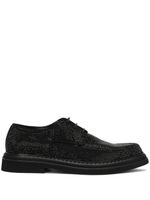 Dolce & Gabbana derbies à ornements strassés - Noir