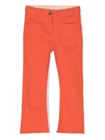 Stella McCartney Kids logo-patch straight-leg jeans - Orange