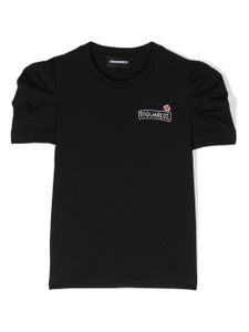 DSQUARED2 KIDS t-shirt à manches bouffantes - Noir