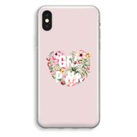 GRL PWR Flower: iPhone X Transparant Hoesje