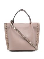 Valentino Garavani sac à main Rockstud en cuir - Tons neutres - thumbnail