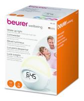 Beurer WL 32 Lichtwekker, simulatie van de zonsopgang met wekkerfunctie en radio, 2 instelbare wektijden, wit