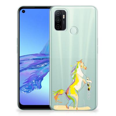 OPPO A53s | A53 Telefoonhoesje met Naam Horse Color