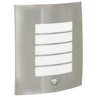 vidaXL Buitenwandlamp Zilver 23.5 x 10.5 x 26 cm Roestvrij staal, Sfeervolle Tuinverlichting voor Binnen en Buiten, Moderne RVS Lamp, Stijlvolle Tafellampen, Decoratie Ideeën