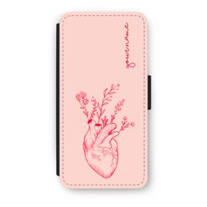 Blooming Heart: iPhone 7 Flip Hoesje