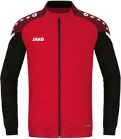 JAKO - Prestaties Polyester Jack, Uniseks-Volwassene, Rood Zwart, L