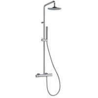 Plieger Napoli douchesysteem thermostatisch met hoofddouche Ø20cm met handdouche staafmodel m.1 stand chroom BU85RM2151CR BU85RM2151CR