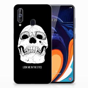 Silicone Back Case Samsung Galaxy A60 Skull Eyes