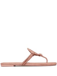 Tory Burch sandales Miller Pavé à ornements en cristal - Rose