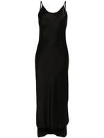 Andrea Ya'aqov sleeveless U-neck maxi dress - Noir